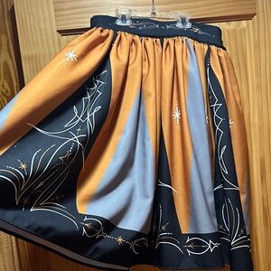 Pinstripe Hotrod Pinup Vintage Retro Pinupgirl Circle Skirt by DVF Oblong Box